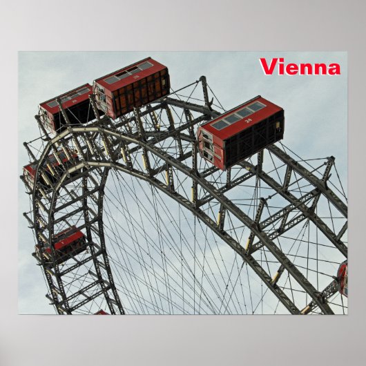 Prater Ferris Wiel, Wenen, Oostenrijk Poster (Voorkant)