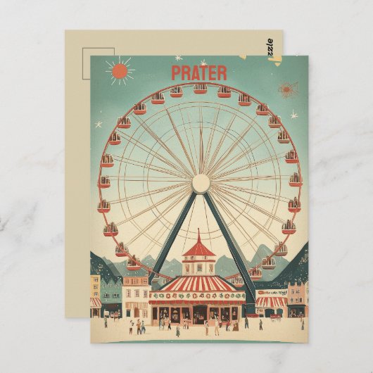 Prater Vienna Briefkaart (Voorkant / Achterkant)