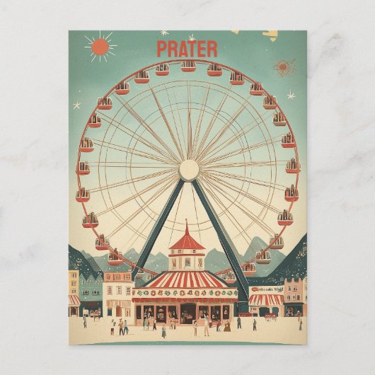 Prater Vienna Briefkaart (Voorkant)