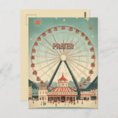 Prater Vienna Oostenrijk Briefkaart (Voorkant / Achterkant)