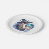 Prato de Papel Bruxa Natalina Papieren Bordje (Gekanteld)