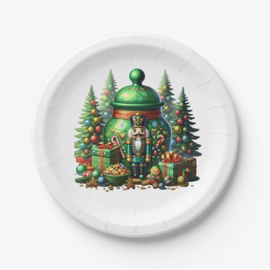 Prato de Papel (Paper Plate) Quebra-Nozes Papieren Bordje (Voorkant)