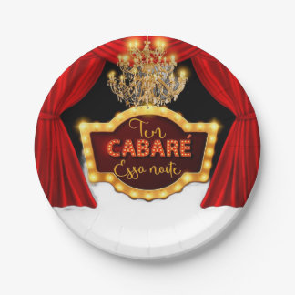 prato de papel papieren bordje