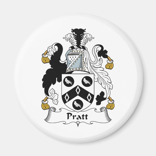 Pratt Family Crest Magneet (Voorkant)