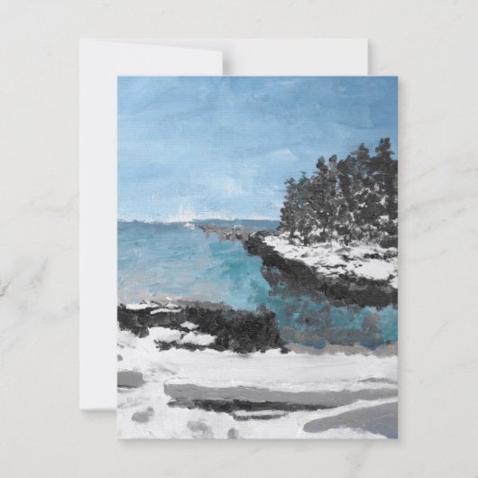 Pratt's Island, Southport Maine, Wenskaart (Voorkant)