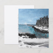 Pratt's Island, Southport Maine, Wenskaart (Voorkant / Achterkant)