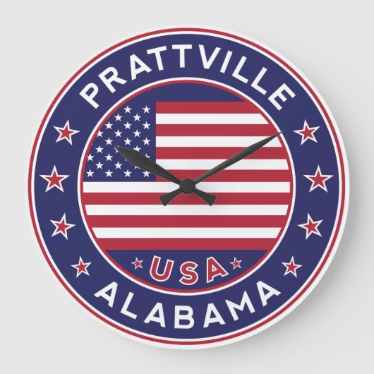Prattville, Alabama Grote Klok (Voorkant)