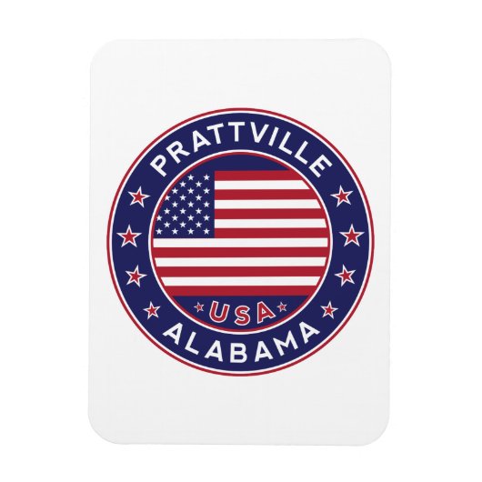 Prattville, Alabama Magneet (Verticaal)