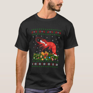 Prawn Fish Santa Ugly Prawn T-shirt