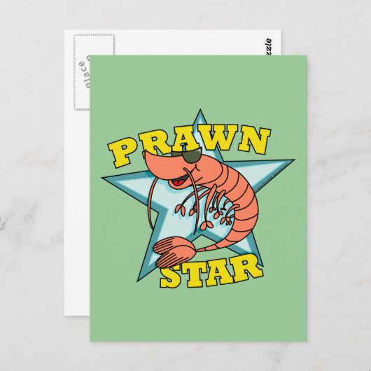 Prawn Star Briefkaart (Voorkant / Achterkant)