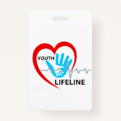 PRAY 1ST YOUTH LIFELINE BADGE (Voorkant)