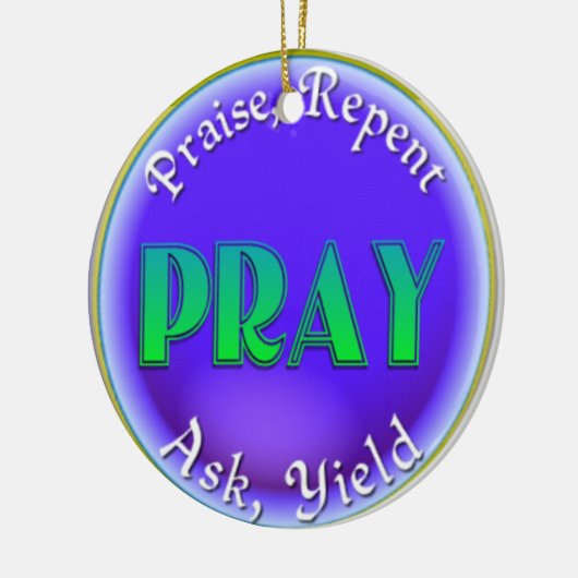 PRAY ACRONYM CHRISTELIJK ORNAMENT CHRISTMAS (Links)