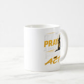 Pray & Act koffiemok (Voorkant rechts)