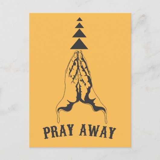 Pray Away Briefkaart (Voorkant)