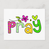 Pray Briefkaart (Voorkant)