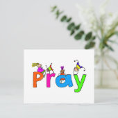 Pray Briefkaart (Staand voorkant)