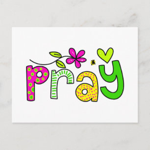 Pray Briefkaart