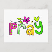 Pray Briefkaart (Voorkant)
