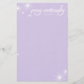 Pray Continual Briefpapier (Voorkant)