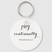 Pray Continual Sleutelhanger (Voorkant)