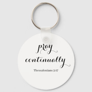 Pray Continual Sleutelhanger