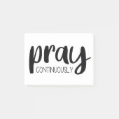 Pray Continuous Gospel Graphics Mere Christianit Post-it® Notes (Voorkant)