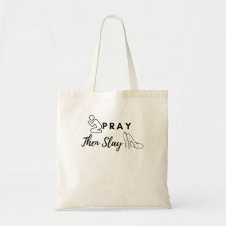 Pray Dan Slay TShirt Tote Bag