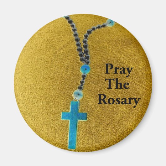 PRAY DE ROSARY MAGNEET (Voorkant)