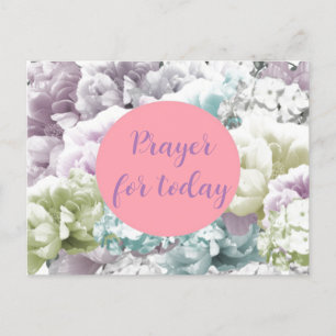 Pray een Manuscript voor Briefkaart Today