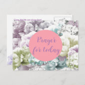 Pray een Manuscript voor Briefkaart Today (Voorkant / Achterkant)