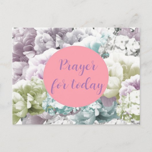 Pray een Manuscript voor Briefkaart Today (Voorkant)