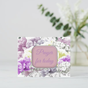 Pray een Manuscript voor het Briefkaart van vandaa