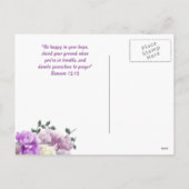 Pray een Manuscript voor het Briefkaart van vandaa (Achterkant)