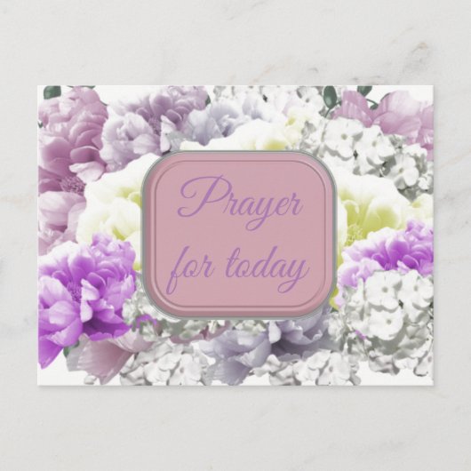 Pray een Manuscript voor het Briefkaart van vandaa (Voorkant)