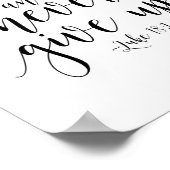 Pray en geef nooit op, Luke 18:1 Poster (Hoek)