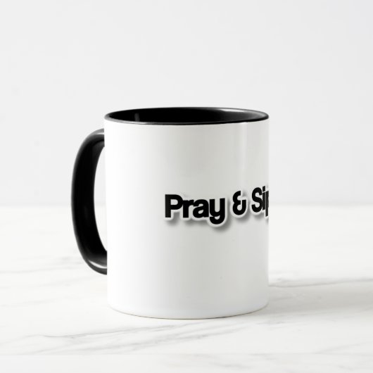 Pray- en Sip-Mokken Mok (Voorkant links)