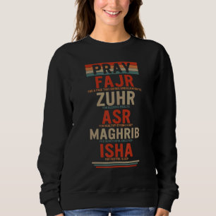 Pray Fajr Zuhr Asr Maghrib Isha Isla moslim Prayer Trui