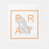 PRAY FLEECE DEKEN (Voorkant)