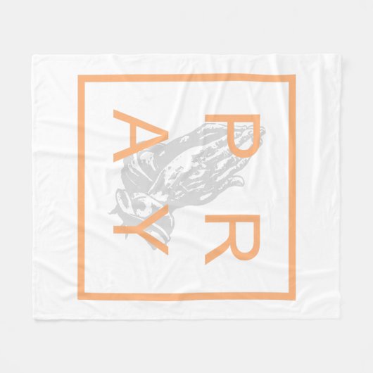 PRAY FLEECE DEKEN (Voorkant (Horizontaal))