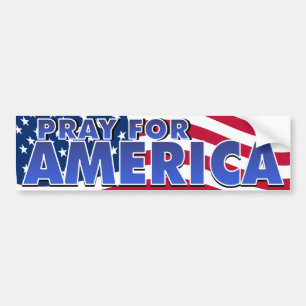 Pray for America 2 Bumpersticker