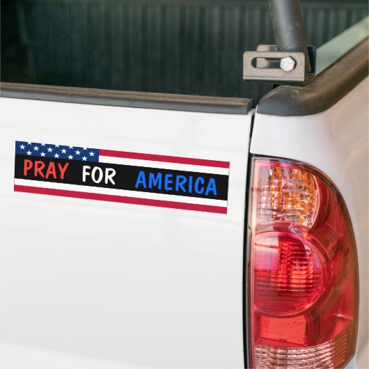 Pray for America Bumpersticker (Op Truck)