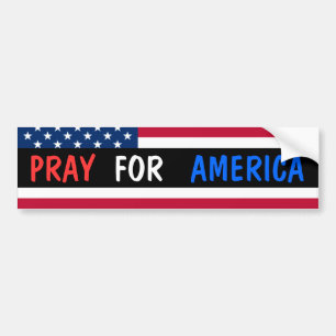 Pray for America Bumpersticker