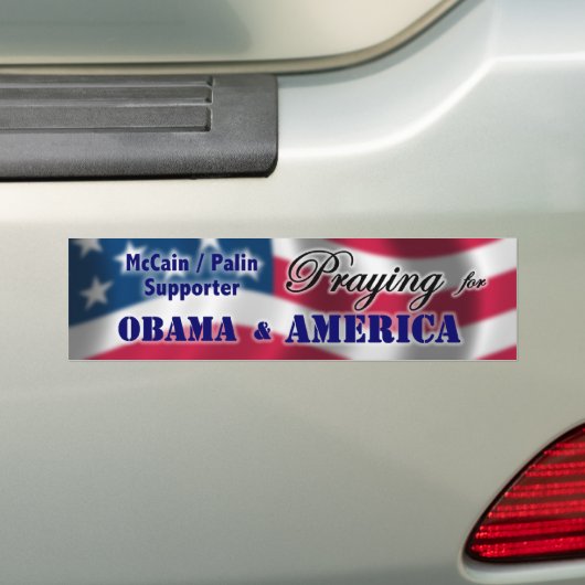 Pray for America Bumpersticker (Op auto)