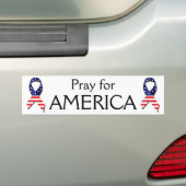 Pray for America Bumpersticker (Op auto)