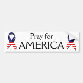 Pray for America Bumpersticker (Voorkant)