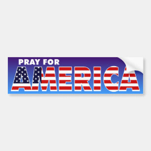 Pray for America Bumpersticker