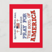 PRAY FOR AMERICA Post Kaart (Voorkant)