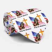 Pray for America Stropdas (Opgerold)