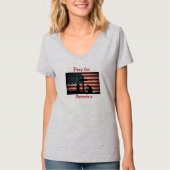 Pray for America T-shirt (Voorkant)