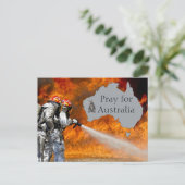 Pray for Australia Briefkaart (Staand voorkant)